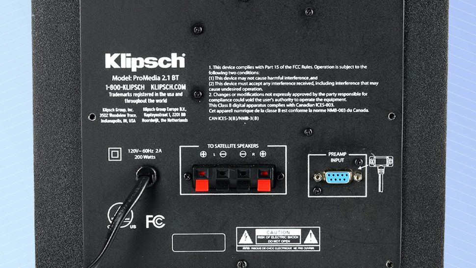 Klipsch ProMedia 2.1 THX Certified Computer Speaker review Tom's Guide