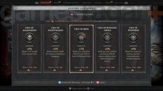 Diablo 4 Wolf's Honor boost through Season Blessings