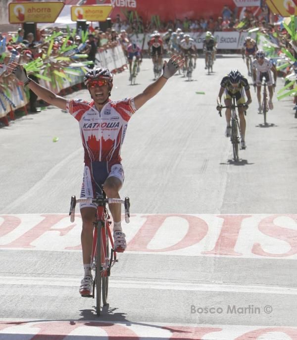Joaquim Rodriguez solos to the stage win