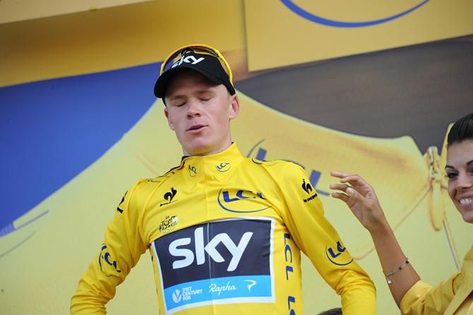 A big sigh of relief for Chris Froome, who passed another test, this time on Mont Ventoux