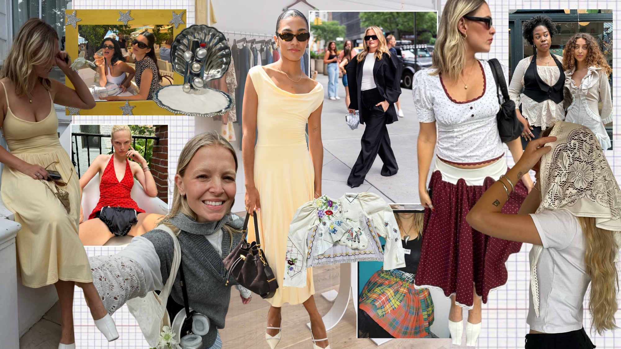Assistant social media editor tries on small brands AYM studios, Mode Mischief and with Olivia Dean Hollie Merces Alex Consani Kendall Jenner and Kylie Jenner