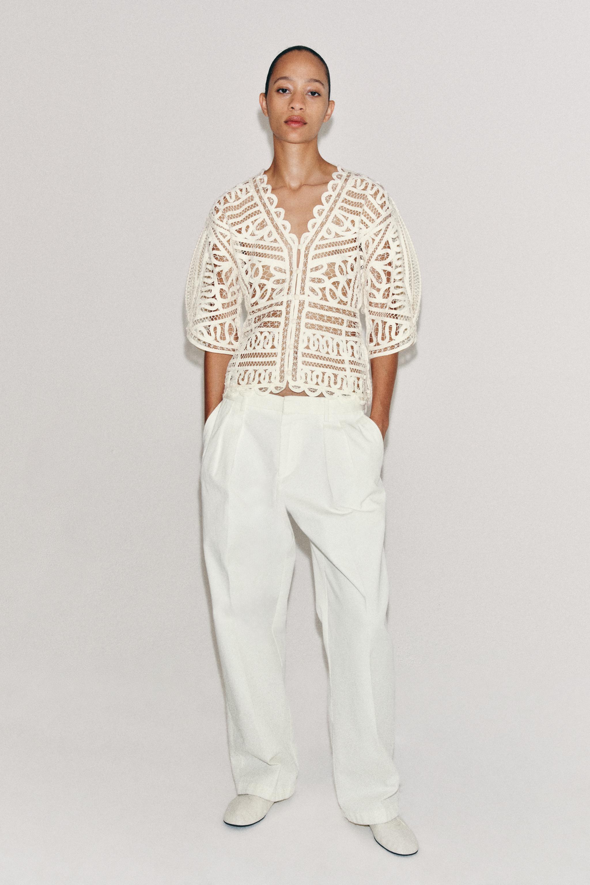 Zw Collection Crochet Top