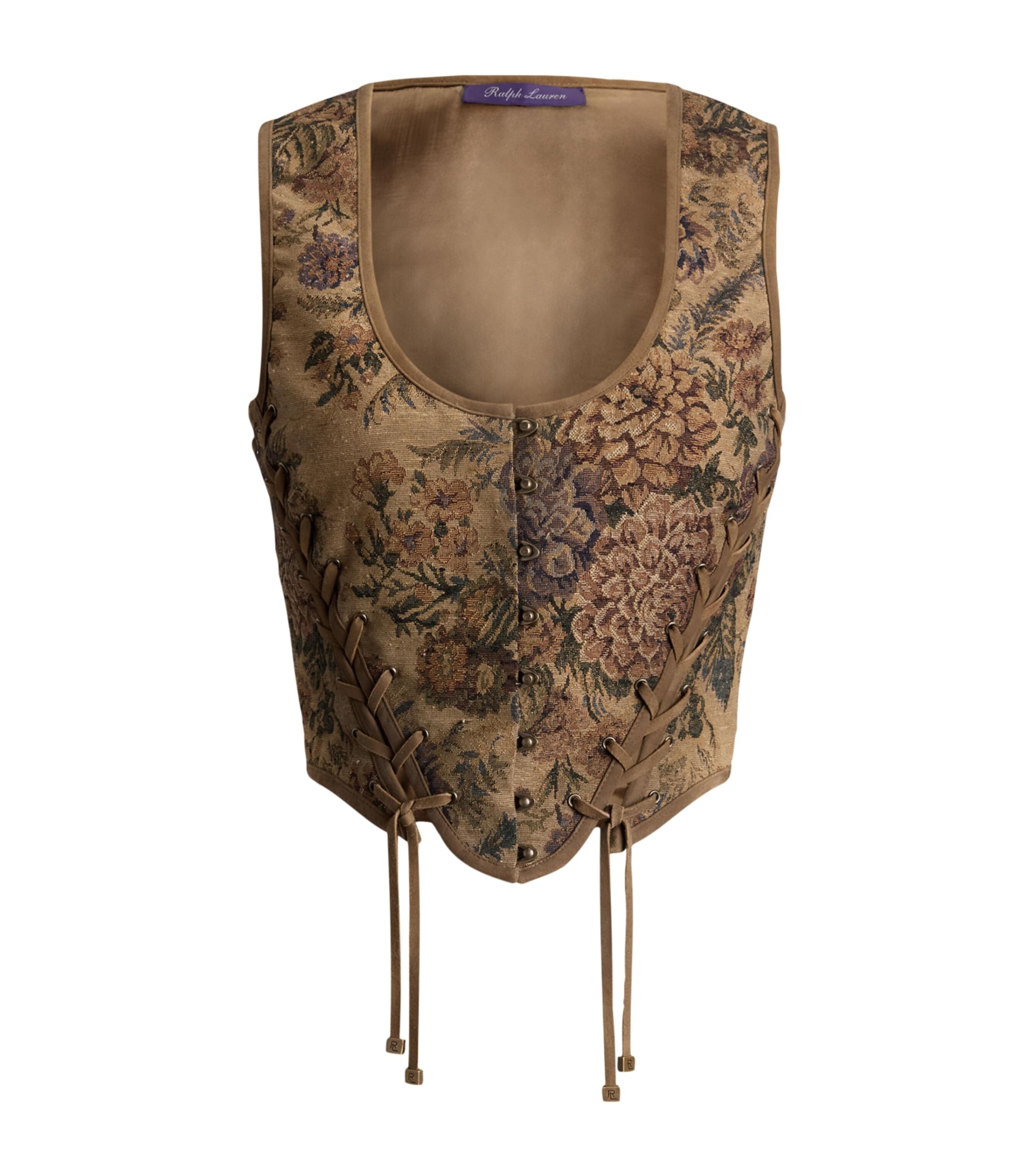 Ralph Lauren Collection Sleeveless Thurlow Corset Top