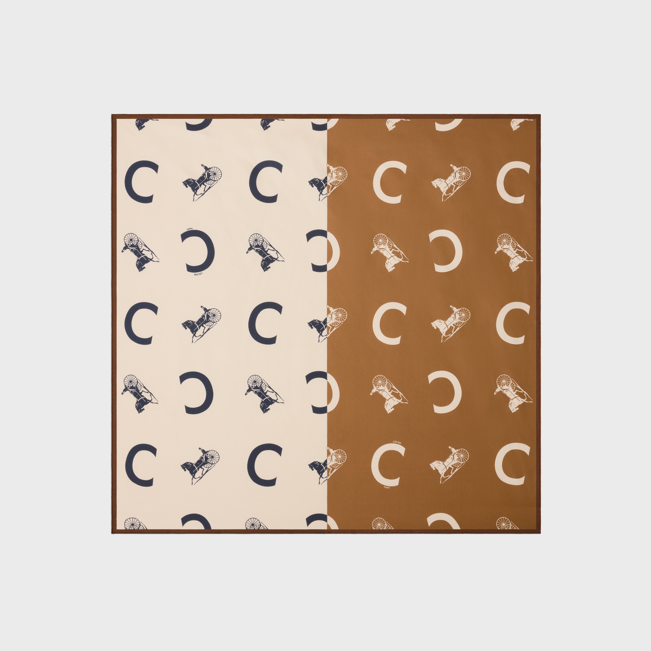 Square in Silk Twill