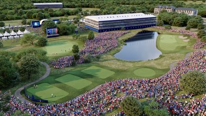 A CGI image of Hulton Park hosting the Ryder Cup