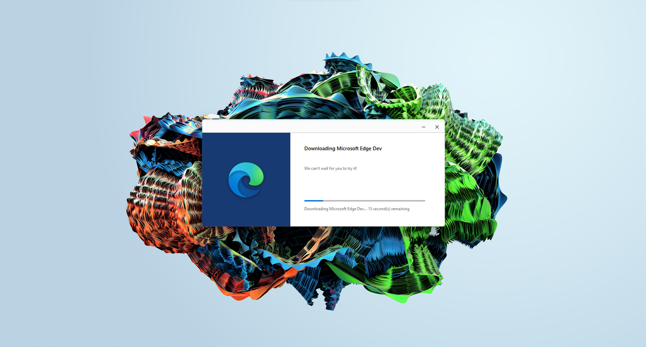 Microsoft Edge Dev installation on Windows 11