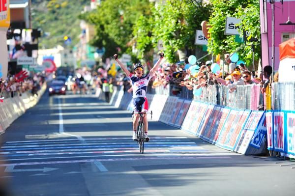 Lars Ytting Bak (Lotto Belisol Team) has attacked throughout the Giro