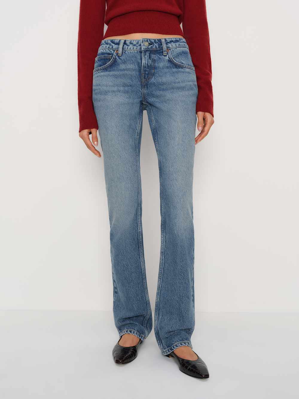 Jade Low Rise Slim Leg Jeans