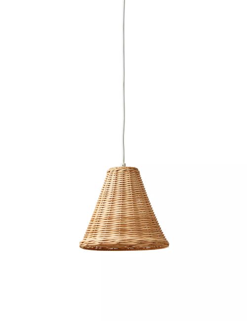 Santa Barbara Rattan Petite Pendant