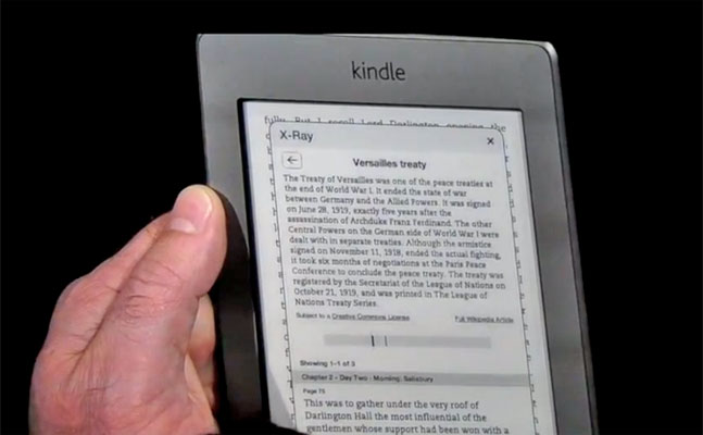 Video: Amazon Kindle Touch's X-Ray Reference Tool Makes eReading Easier ...