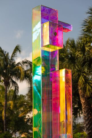 Comprising sound and sculpture, has been installed in Collins Park