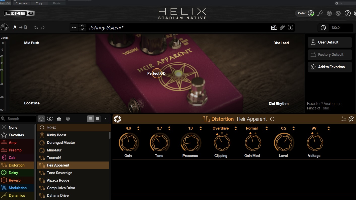 Line 6 Helix Stadium Native