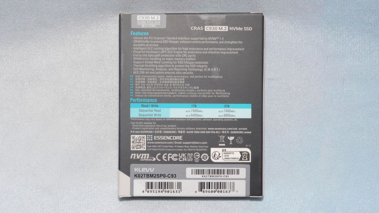 Klevv CRAS C930 2TB SSD