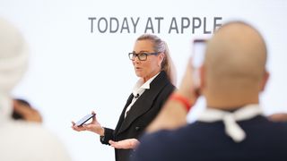 Angela Ahrendts promotes Today at Apple