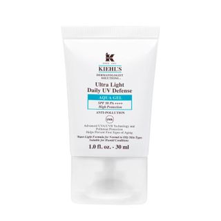 Product shot of Kiehl's Ultra Light Daily UV Defense Aqua Gel SPF 50 PA++++ , one of the best sunscreens for oily skin