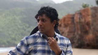 M. Night Shyamalan in his movie, Old