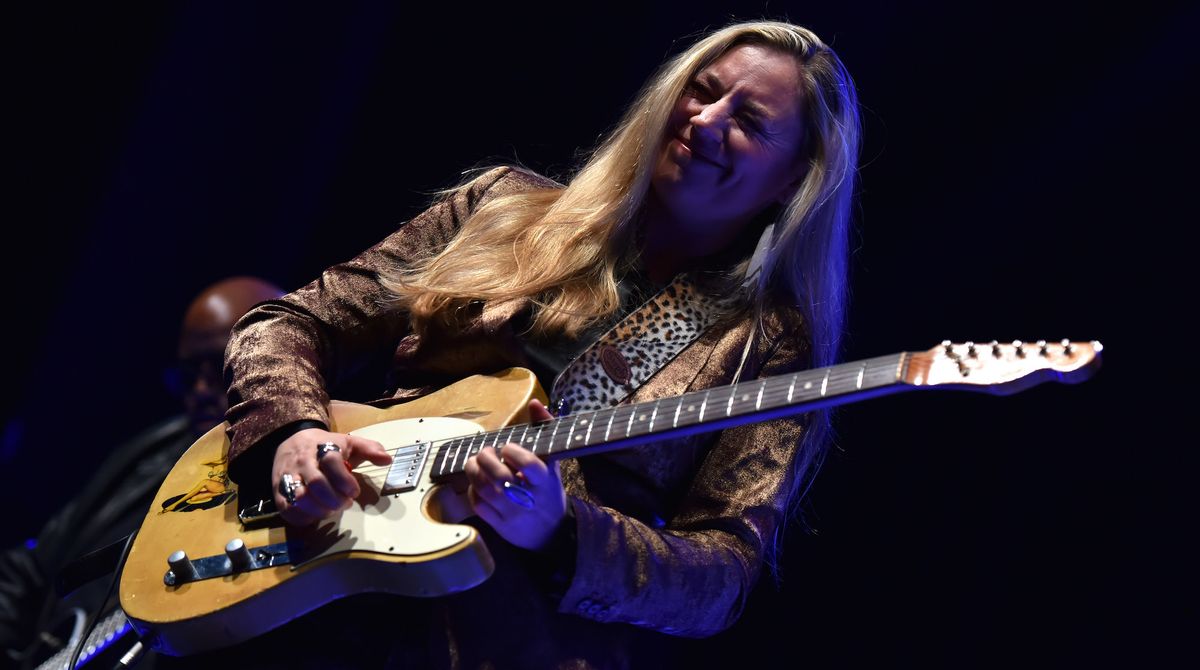 Joanne Shaw Taylor performs onstage at the O2 Shepherd&#039;s Bush Empire on April 26, 2022 in London