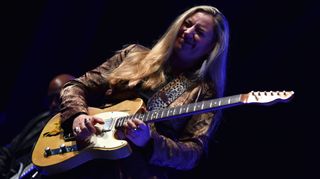 Joanne Shaw Taylor performs onstage at the O2 Shepherd's Bush Empire on April 26, 2022 in London