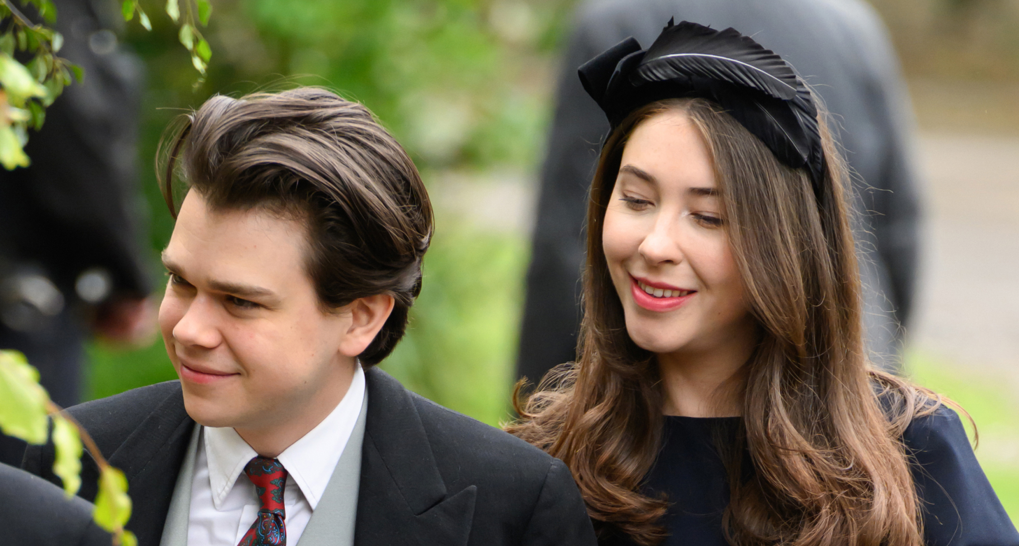 Sam Chatto and Eleanor Ekserdjian at Peter Phillips's wedding