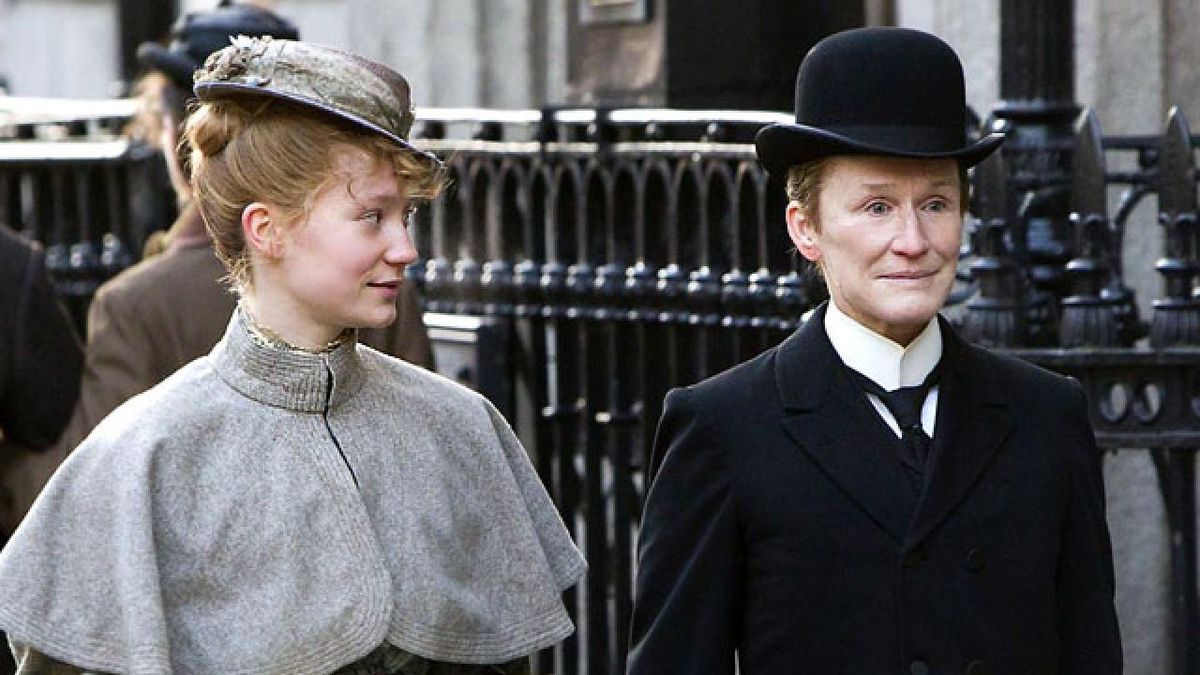 Mia Wasikowska and Glenn Close in Albert Nobbs