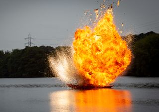 A huge explosion rips through the boat in Emmerdale - will Moira, Cain and Nate die?