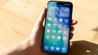 iOS 26 home screen on an iPhone