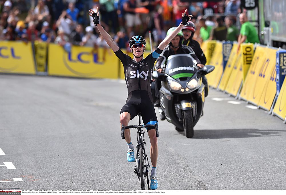 Team Sky's Chris Froome wins stage 7
