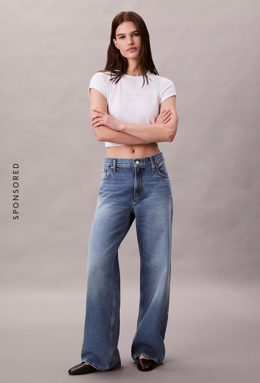 Calvin Klein, Low Rise Baggy Jeans