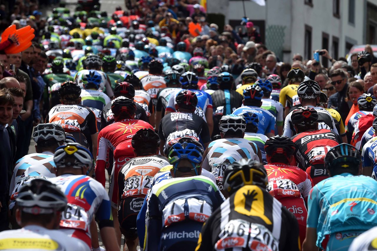 The iconic C&ocirc;te de Saint Roch was once again a key feature in the race