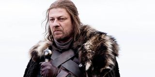 Game of Thrones Sean Bean looks pensive as Ned Stark HBO