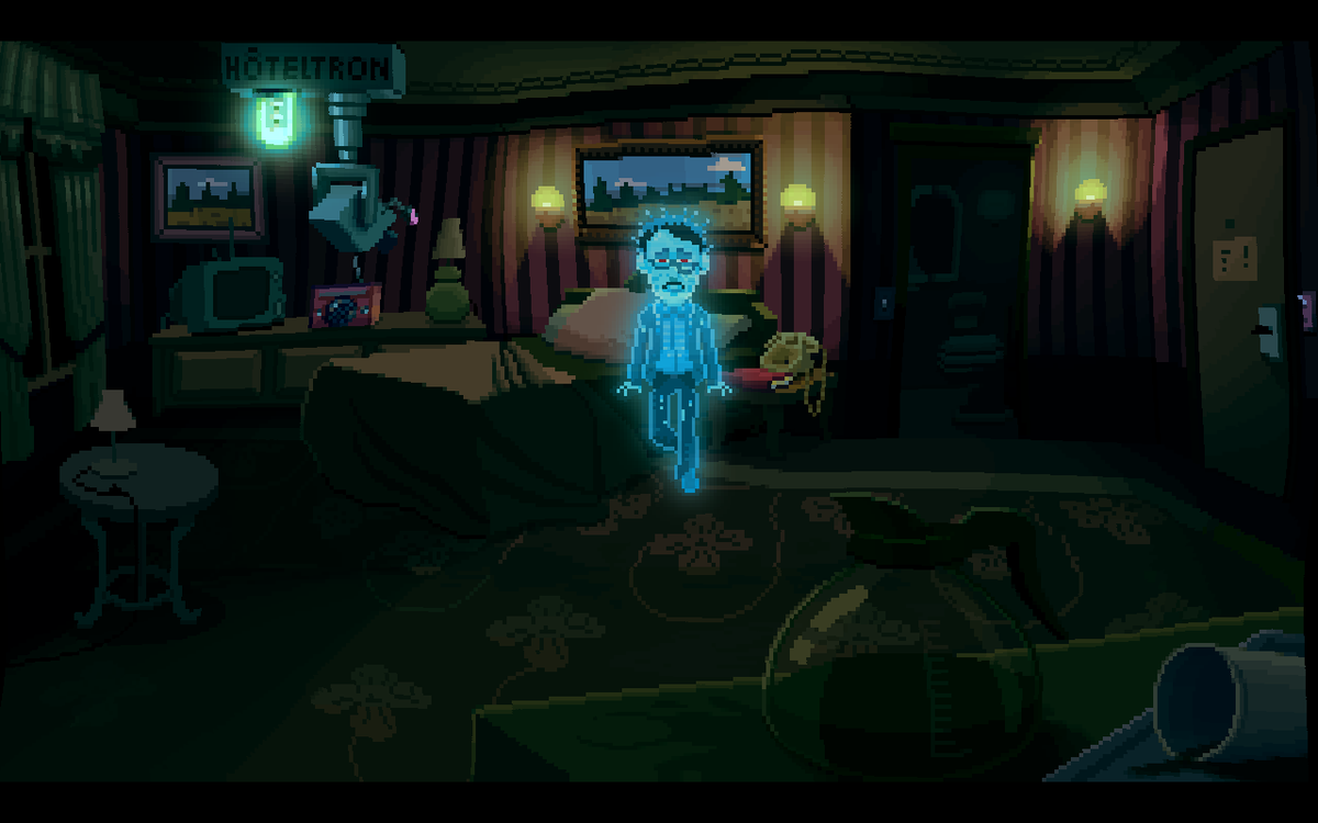 3 The Arrest (Hotel) Thimbleweed Park walkthrough and puzzle