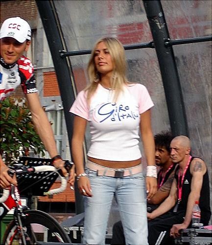 Check out the two roadies in the background
