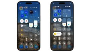 Control Centre on iOS 26
