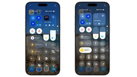Control Centre on iOS 26