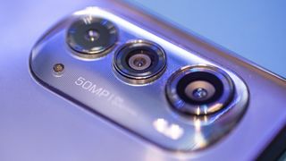 Motorola Edge 2022 close ups camera and buttons