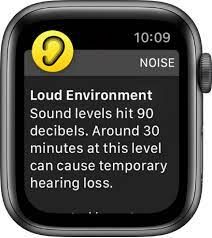 Apple watch noise alert feature