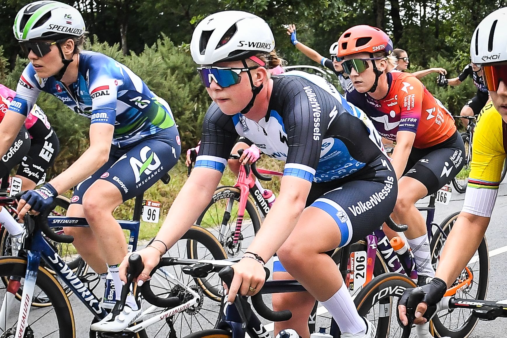 Mandatory Credit: Photo by Matthieu Mirville/DPPI/Shutterstock (15417818w)Lonneke UNEKEN (Netharlands) of VOLKERWESSELS CYCLING TEAM during the Tour de France Femmes avec ZWIFT 2025, Stage 3 cycling race, La Gacilly - Angers (163,5 Km) on 28 July 2025 in Bain-de-Bretagne, France - Photo Matthieu Mirville / DPPICYCLING - TOUR DE FRANCE FEMMES AVEC ZWIFT 2025 - STAGE 3, , Bain-de-Bretagne, France - 28 Jul 2025