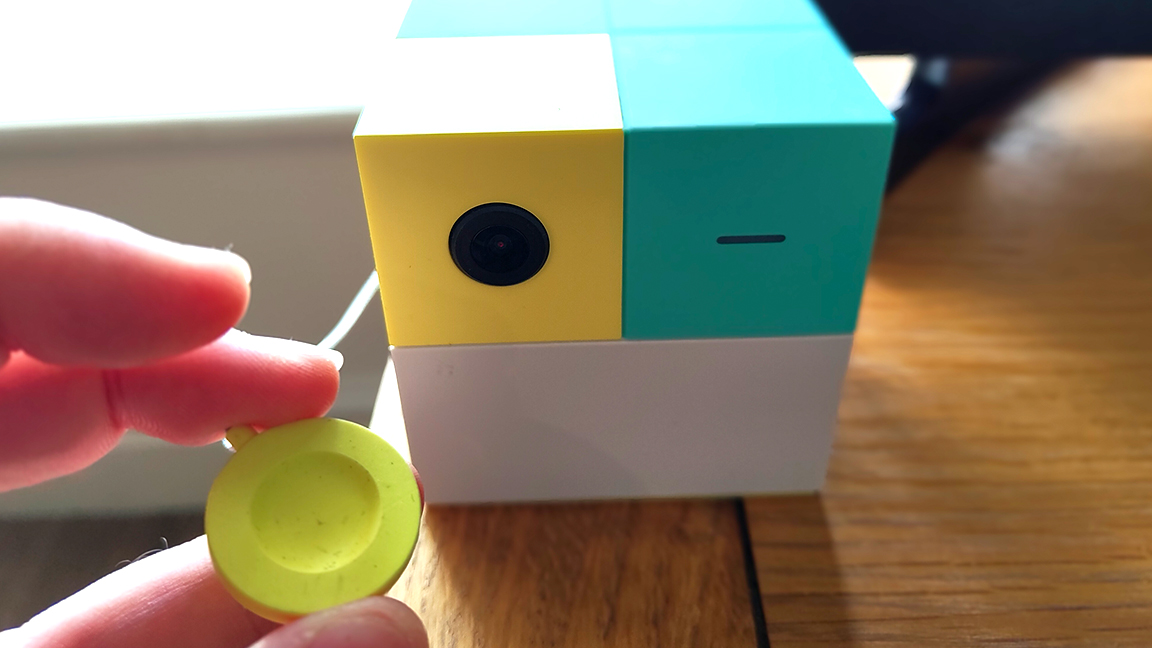 Nex Playground review; a small colourful cube with a camera