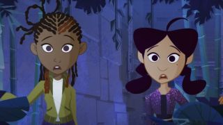 Keke Palmer and Kyla Pratt on The Proud Family: Louder And Prouder
