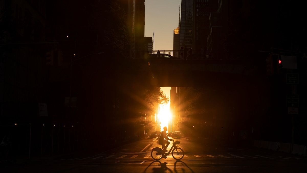 First 'Manhattanhenge' of 2022 will beam sunset between NYC buildings on Memoria..