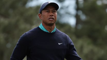 Tiger Woods during the second round of the 2022 Masters