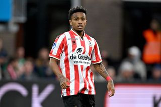 Manchester City loanee ROTTERDAM - Kayky of Sparta Rotterdam during the Dutch Eredivisie match between Sparta Rotterdam and Almere City FC at Sparta Stadion Het Kasteel on Oct. 19, 2024 in Rotterdam, Netherlands. ANP GERRIT VAN KEULEN (Photo by ANP via Getty Images)