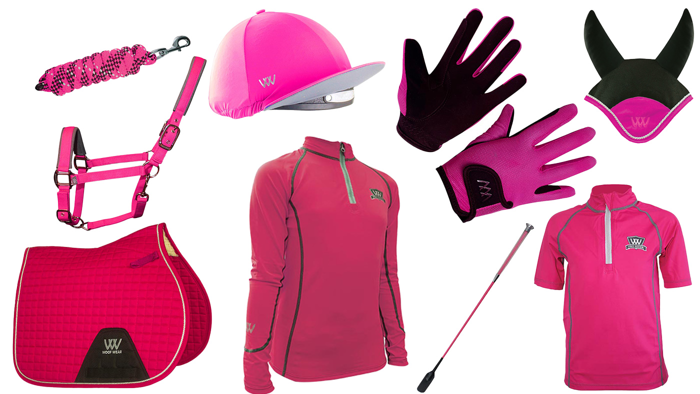 Woof Wear Young Rider set in berry