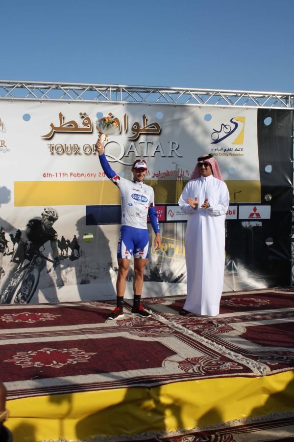 Tom Boonen (Quick Step) leads the points competition.