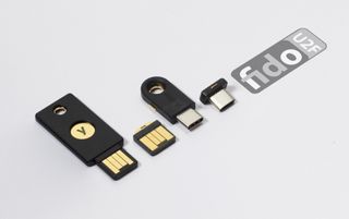 A recent lineup of Yubico security keys. Credit: Yubico