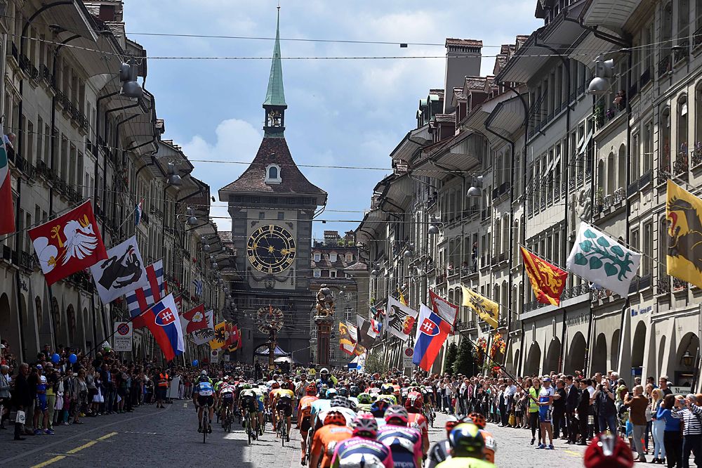 Tour de Suisse stage 8 in the village of Bern