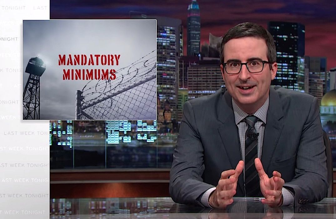 John Oliver tackles mandatory minimum sentences