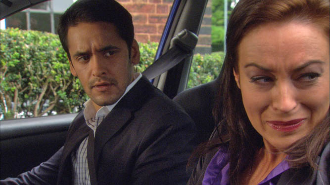 Zara fears she's losing the baby...