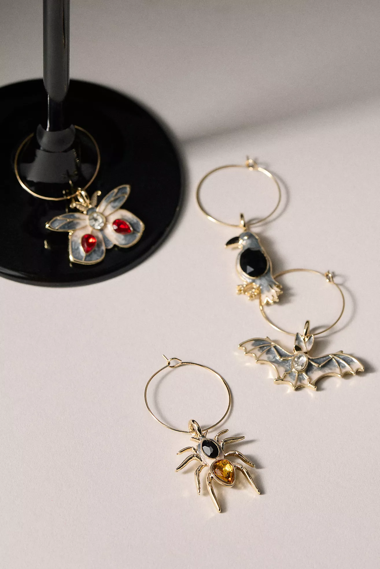 Catherine Martin Midnight Creatures Wine Charms