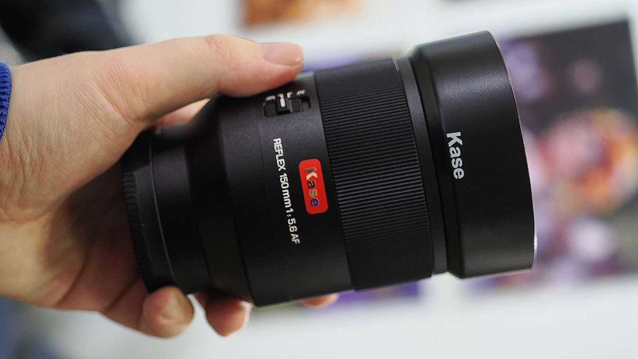 Kase Reflex 150mm f/5.6 AF lens exhibited at CP+ 2026